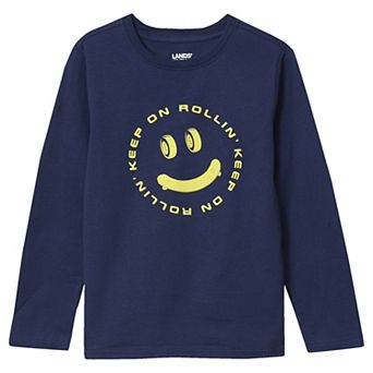 Husky Boys 10-20 Lands' End Long Sleeve Graphic Tee
