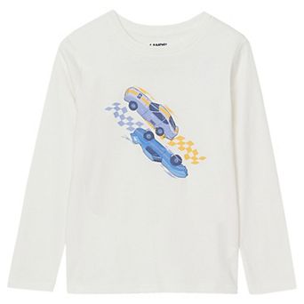 Husky Boys 10-20 Lands' End Long Sleeve Graphic Tee