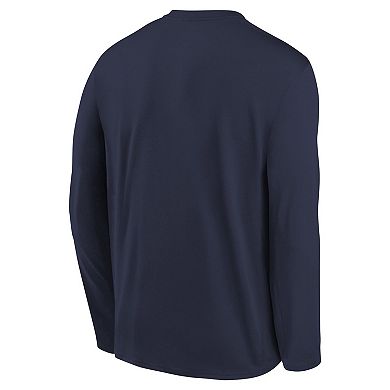Preschool Nike Navy New England Patriots Legend Icon Long Sleeve T-Shirt