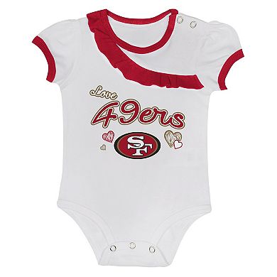 Newborn & Infant San Francisco 49ers Love My Team Bodysuit & Skirt Set