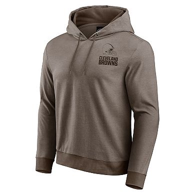 Men's Darius Rucker Collection by Fanatics Brown Cleveland Browns Tonal Knit Pullover Hoodie
