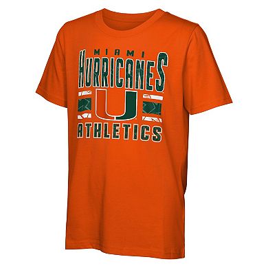 Preschool Miami Hurricanes In the Mix T-Shirt Combo Set