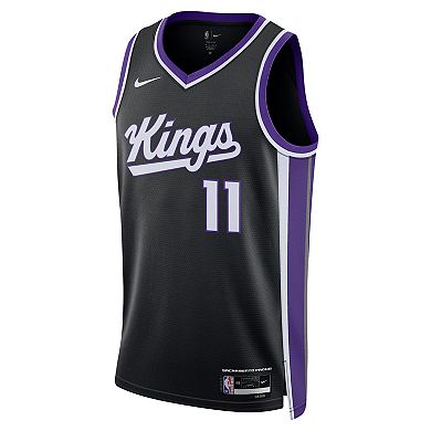 Unisex Nike Domantas Sabonis Black Sacramento Kings Swingman Player Jersey - Icon Edition