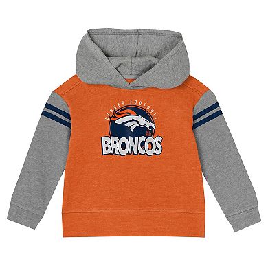 Toddler Denver Broncos Club House Long Sleeve Hoodie Top and Leggings Two-Piece Set