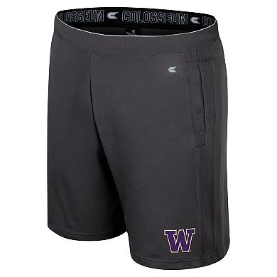 Men's Colosseum Charcoal Washington Huskies Forget Shorts