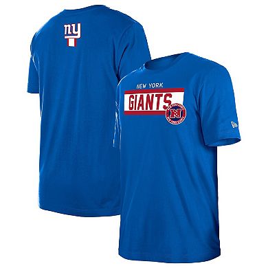 Men's New Era Blue New York Giants 3rd Down Domestic T-Shirt