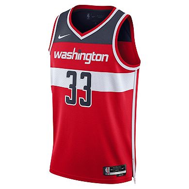 Unisex Nike Kyle Kuzma Red Washington Wizards Swingman Jersey - Icon Edition