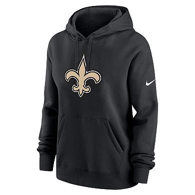 Women's Nike Black New Orleans Saints Club Fleece Pullover Hoodie