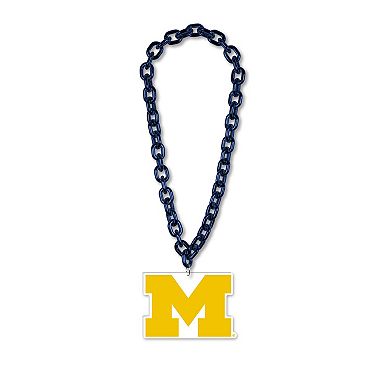 WinCraft Michigan Wolverines Big Chain Logo Necklace
