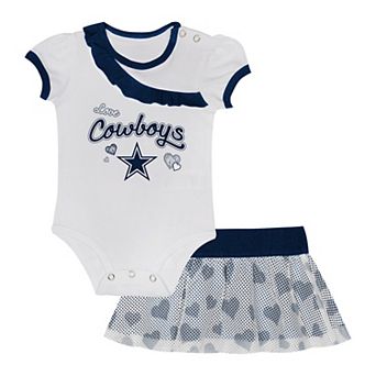 Infant Dallas Cowboys Love My Team Bodysuit & Skirt Set