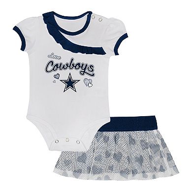 Infant Dallas Cowboys Love My Team Bodysuit & Skirt Set