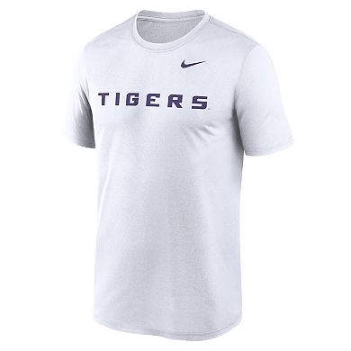 Men's Nike White LSU Tigers Primetime Legend Wordmark T-Shirt