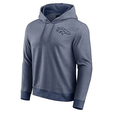 Men's Darius Rucker Collection by Fanatics Navy Denver Broncos Tonal Knit Pullover Hoodie