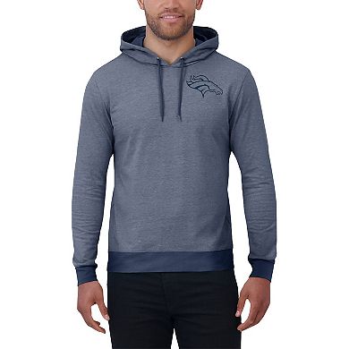 Men's Darius Rucker Collection by Fanatics Navy Denver Broncos Tonal Knit Pullover Hoodie