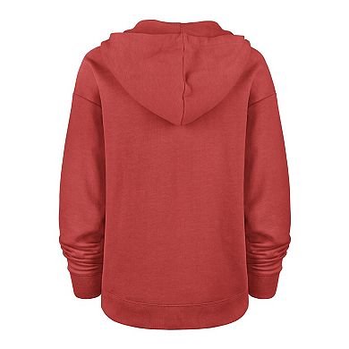 Women's '47 Red Kansas City Chiefs Plus Size Clarity Kennedy Pullover Hoodie
