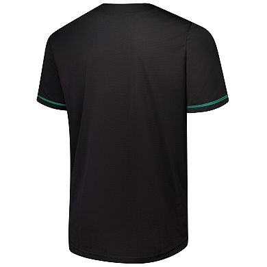 Men's Fanatics Black Philadelphia Eagles Pop Full-Button Jersey