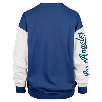 Women's '47 Royal Los Angeles Rams Double Header Rise Andie Pullover Sweatshirt