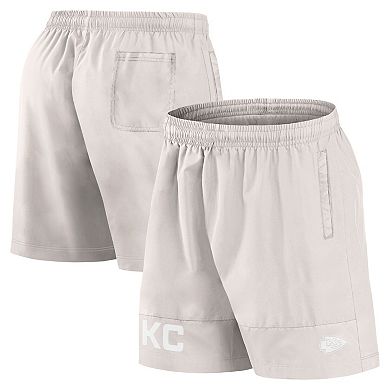 Men's Fanatics Cream Kansas City Chiefs Elements Shorts
