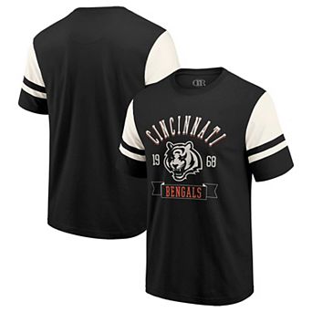 Men's Darius Rucker Collection by Fanatics Black Cincinnati Bengals Football T-Shirt