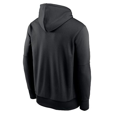 Men's Nike Black Georgia Bulldogs Color Pop Logo Performance Fleece Pullover Hoodie
