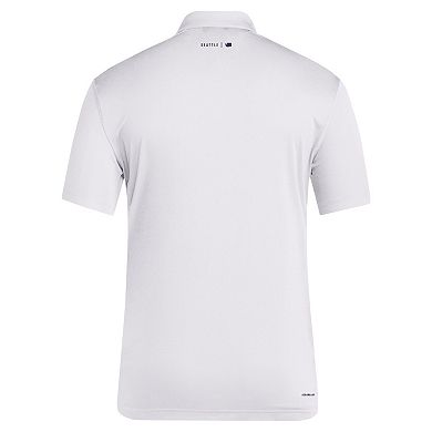 Men's adidas White Washington Huskies 2024 Coaches AEROREADY Polo