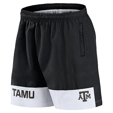 Men's Fanatics Black Texas A&M Aggies Elements Intensity Woven Shorts