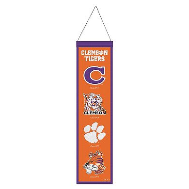"WinCraft Clemson Tigers 8"" x 32"" College Vault Evolution Banner"