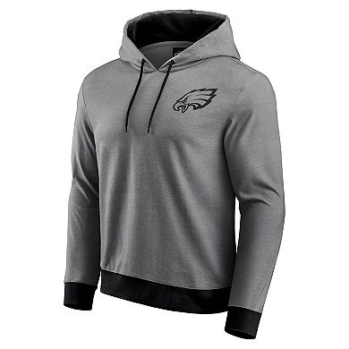 Men's Darius Rucker Collection by Fanatics Gray Philadelphia Eagles Tonal Knit Pullover Hoodie