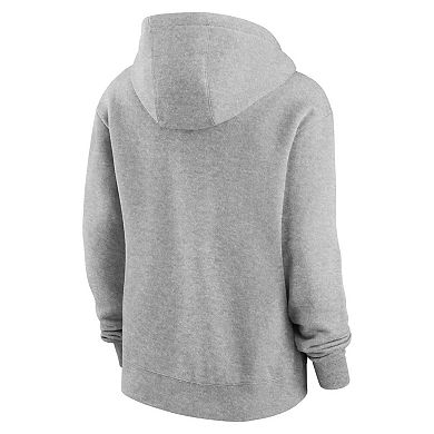 Women's Nike Heather Gray Indianapolis Colts Club Fleece Pullover Hoodie