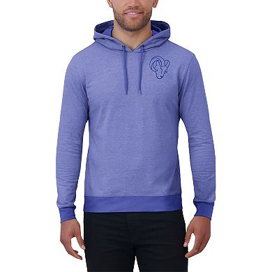 Men's Darius Rucker Collection by Fanatics Royal Los Angeles Rams Tonal Knit Pullover Hoodie