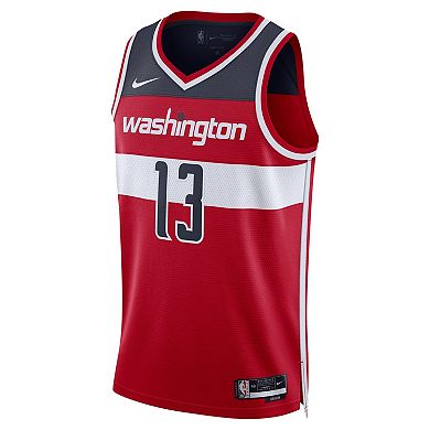 Unisex Nike Jordan Poole Red Washington Wizards Swingman Jersey - Icon Edition