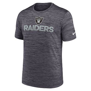 Men's Nike Black Las Vegas Raiders Blitz Velocity Modern Performance T-Shirt