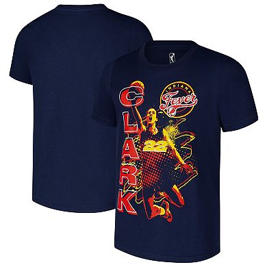 Youth Caitlin Clark Navy Indiana Fever Jam Player T-Shirt
