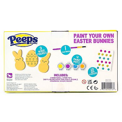 Paint Your Own Wooden Bunny 3-pk