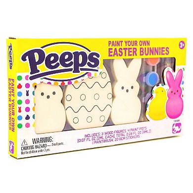 Paint Your Own Wooden Bunny 3-pk