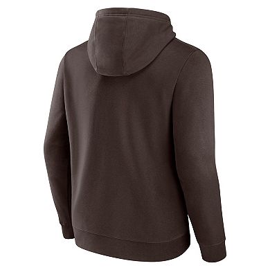 Men's Fanatics Brown Cleveland Browns Pylon Outline Pullover Hoodie