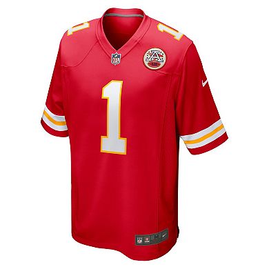 Men's Nike Xavier Worthy Red Kansas City Chiefs Player Game Jersey