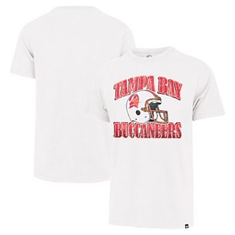 Men's '47 White Tampa Bay Buccaneers Overrun Franklin Throwback Logo T-Shirt