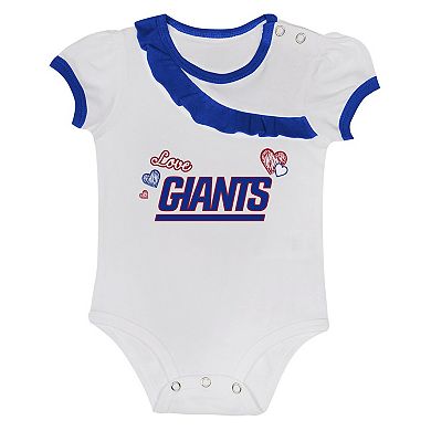 Newborn & Infant New York Giants Love My Team Bodysuit & Skirt Set