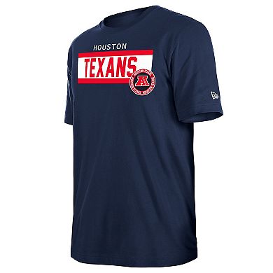 Men's New Era Navy Houston Texans 3rd Down Domestic T-Shirt