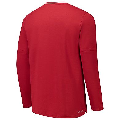 Men's Nike Cardinal Arkansas Razorbacks Coaches Quarter-Zip Jacket