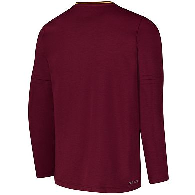 Men's Nike Maroon Minnesota Golden Gophers Coaches Quarter-Zip Jacket