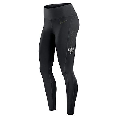 Women's Nike Black Las Vegas Raiders Performance Leggings