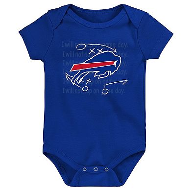 Newborn & Infant Buffalo Bills Team Starter 3-Pack Bodysuit Set