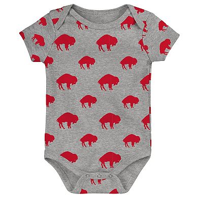 Newborn & Infant Buffalo Bills Team Starter 3-Pack Bodysuit Set
