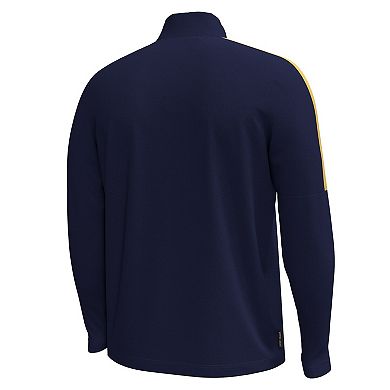 Men's Under Armour Navy Notre Dame Fighting Irish Playoff Performance Quarter-Zip Jacket