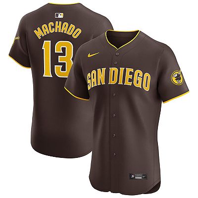 Men s Nike Manny Machado Brown San Diego Padres Road Elite Player Jersey