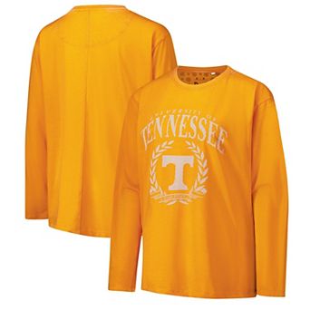 Women's Pressbox Tennessee Orange Tennessee Volunteers Chandler Olive Leaf Arch Long Sleeve T-Shirt