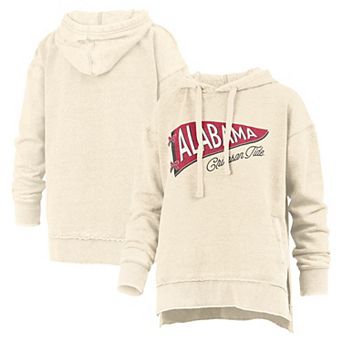 Women's Pressbox Cream Alabama Crimson Tide Marni Pullover Hoodie