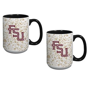 Florida State Seminoles Two-Pack Floral Mug Set